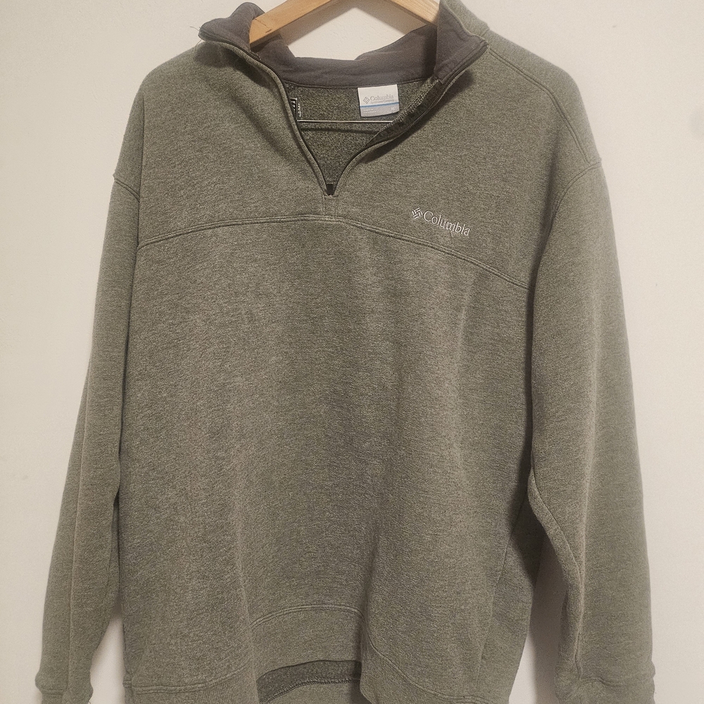 Columbia Men's Gray Zip-Up Sweater